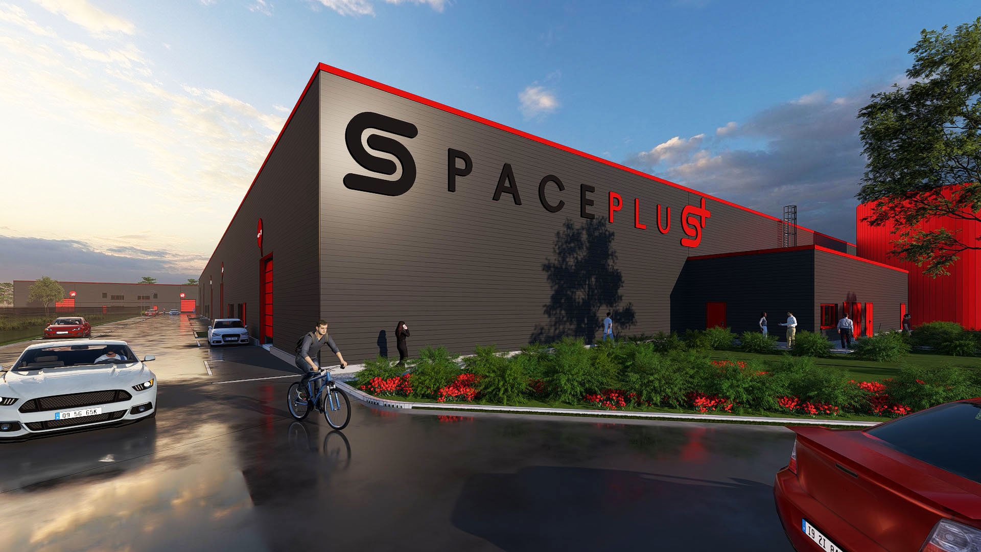 Centrul logistic Space Plus Popești-Leordeni dezvoltat de Speedwell, două hale cu unități logistice modulare, proiect PPAE